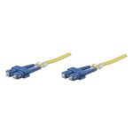 Cable de fibra óptica InfiniBand Intellinet de 10 metros con conector SC en color amarillo, SKU 470643