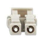 Imagen del Intellinet cable de fibra óptica LC M/M de 2 metros en color naranja, SKU 471213, ideal para centros de datos y conexiones InfiniBand.