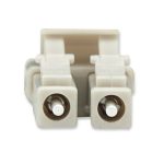 Cable de fibra óptica Intellinet de 3 metros LC M/M, color naranja, adecuado para centro de datos. SKU 471220.