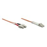 Intellinet Cable de fibra óptica LC-SC M/M de 1.0m en color naranja para InfiniBand, SKU 471251