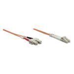 Imagen del Intellinet Cable de Fibra Óptica LC/SC 2m en color Naranja, SKU 471268, utilizado en cableado para centro de datos