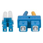 Cable de fibra óptica Intellinet de 10 metros, conectores LC a SC, amarillo, SKU 473996