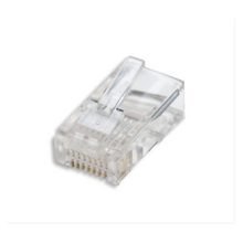 Conector RJ-45 Transparente para cableado de red de alta velocidad Intellinet 502375, adecuado para configuraciones Cat6.