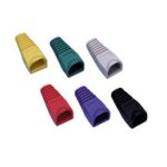 Intellinet cable boot gris para conector RJ-45, ofrece protección y alivio de tensión, SKU 504362