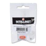 Conector RJ-45 de Intellinet en color blanco, SKU: 504751, ideal para conexiones de red seguras y duraderas.