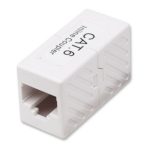 Conector RJ-45 de Intellinet en color blanco, SKU: 504751, ideal para conexiones de red seguras y duraderas.