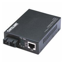 Convertidor de medios Intellinet Fast Ethernet, ideal para conexiones de alta velocidad, SKU 506502
