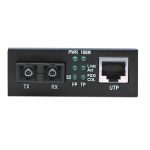 Convertidor de medios Intellinet Fast Ethernet, ideal para conexiones de alta velocidad, SKU 506502