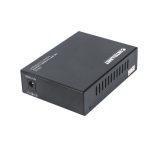 Convertidor de medio Intellinet 10000 Mbit/s en color negro con SKU 508193.