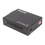 Convertidor de medio Intellinet 1000 Mbit/s, monomodo, 1310 nm, color negro, SKU 508209