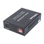 Convertidor de medio Intellinet 1000 Mbit/s, monomodo, 1310 nm, color negro, SKU 508209