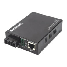 Convertidor de medio Intellinet 1000 Mbit/s, monomodo, 1310 nm, color negro, SKU 508209