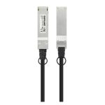 Intellinet 508537, cable de fibra óptica e InfiniBand de 3 metros con conector QSFP+ en colores negro y plata, ideal para centros de datos.