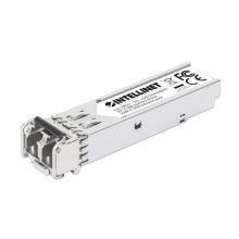 Módulo transceptor rojo Intellinet 508551, fibra óptica SFP con velocidad de 1000 Mbit/s y longitud de onda de 850 nm.