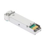 Transceptor de fibra óptica Intellinet 508568 rojo, velocidad de 1000 Mbit/s y SFP 1310 nm