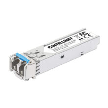 Intellinet 508735, módulo transceptor de fibra óptica 1000 Mbit/s SFP de 1310 nm en color rojo