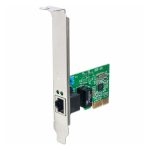 Tarjeta de red Intellinet Gigabit con interfaz PCI Express, SKU 522533, ideal para conexiones de alta velocidad.