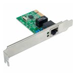 Tarjeta de red Intellinet Gigabit con interfaz PCI Express, SKU 522533, ideal para conexiones de alta velocidad.