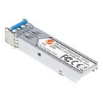 Intellinet 545013 módulo transceptor de fibra óptica SFP rojo con velocidad de 1000 Mbit/s y longitud de onda de 1310 nm