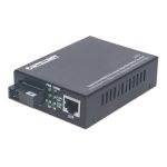 Convertidor de medio Intellinet 1000 Mbit/s, 1550 nm, monomodo, color negro. SKU: 545075