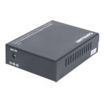 Convertidor de medio Intellinet 1000 Mbit/s, 1550 nm, monomodo, color negro. SKU: 545075