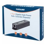 Intellinet Extensor/Repetidor de un puerto PoE+ de alta potencia Gigabit con 560962