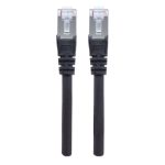 Intellinet cable de red 1 metro Cat6 SFTP negro, alta velocidad y blindado, 735308