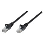 Cable de red Intellinet Cat6A SFTP de 0.25m en color negro. SKU: 737012