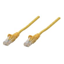 Cable de red Intellinet Cat6A S/FTP 0.25m amarillo, alto rendimiento y alta velocidad, SKU 737036
