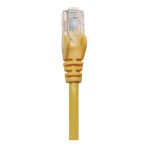 Cable de red Intellinet Cat6A S/FTP 0.25m amarillo, alto rendimiento y alta velocidad, SKU 737036