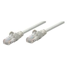 Cable de red Intellinet Cat6 UTP de 0.25 metros en color gris, SKU 738095