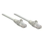 Cable de red Intellinet Cat6 UTP de 0.25 metros en color gris, SKU 738095