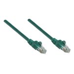 Cable de red Intellinet Cat6, UTP, 0.25m verde, ideal para conexiones rápidas y estables, SKU 738897