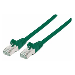 Imagen del cable de red Intellinet Cat7 S/FTP verde de 1,5 metros, SKU 740784