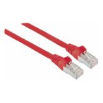 Cable de red rojo de 3 metros Intellinet Cat7 S/FTP, compatible con alta velocidad y conexión estable SKU 740883