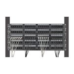 Cable de red Intellinet Cat6a F/FTP de 0,5 metros en color gris, SKU 745123, ideal para conexiones de alta velocidad.