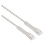 Cable de red Intellinet Cat6a F/FTP de 0,5 metros en color gris, SKU 745123, ideal para conexiones de alta velocidad.