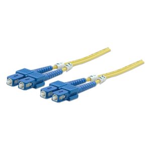 Intellinet 750950, cable de fibra óptica InfiniBand SC, 20 metros de longitud en color amarillo