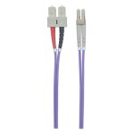 Cable de fibra óptica violeta de 5 metros con conectores LC y SC InfiniBand modelo 751056 fabricado por Intellinet