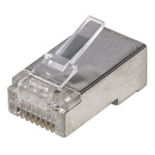 Conector RJ45 Gris Intellinet con alta durabilidad código SKU 790574, ideal para cableado estructurado.