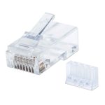 Intellinet Plugs Modulares RJ45 Cat 6 de alta velocidad, ideales para conexiones de red, SKU 790604