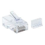 Intellinet Plugs Modulares RJ45 Cat 6 de alta velocidad, ideales para conexiones de red, SKU 790604