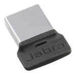 Jabra 14208-07, transmisor de audio inalámbrico USB con alcance de 30 metros en colores negro y plata
