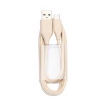 Cable USB de 1,2 metros en color beige del fabricante Jabra con conectores USB A y USB C. SKU 14208-33.