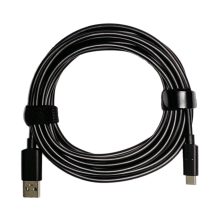 Imagen del cable USB Jabra de 4,57 metros, conectores USB A a USB C en color negro, SKU 14302-08
