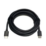 Cable HDMI Jabra de 4,57 metros, tipo A estándar, en color negro, SKU 14302-25. Ideal para una conexión de alta calidad y rendimiento.