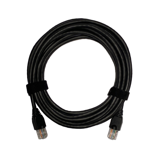 Jabra cable de red Cat5 Negro 4,57 m Cabo de red Jabra Cat5 negro de 4,57 metros de longitud con SKU 14302-26, idóneo para redes.