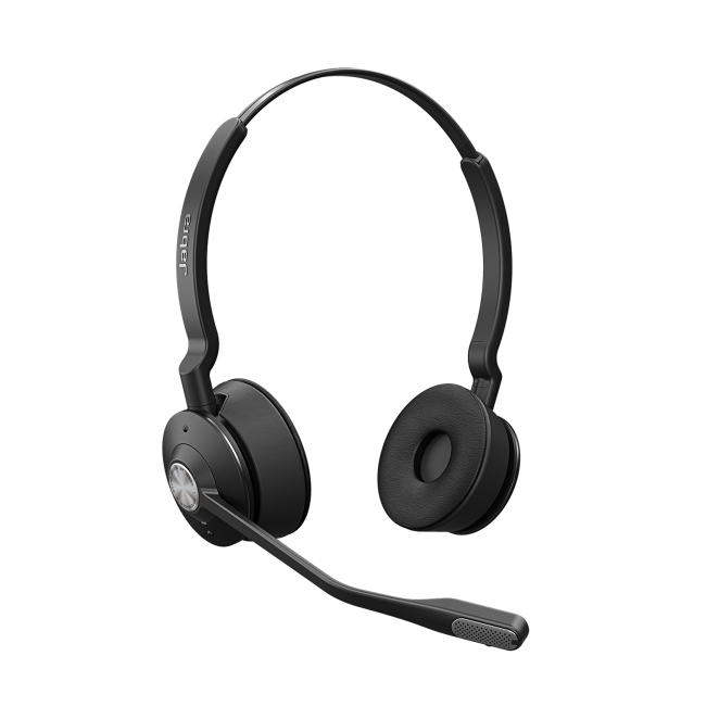 Jabra auricular inalámbrico de diadema con micrófono para oficina Jabra 14401-46 auricular inalámbrico de diadema negro para oficina o centro de llamadas, ideal para uso prolongado, con calidad de sonido superior.
