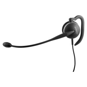 Auriculares alámbricos Jabra GN2100 con gancho de oreja, ideales para oficina o centro de llamadas, color negro. SKU: 2126-82-04