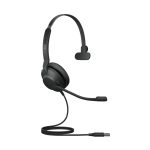 Jabra Evolve2 30 SE, auriculares alámbricos con diadema para oficina y centro de llamadas, conexión USB tipo A, color negro. SKU: 23189-889-979.